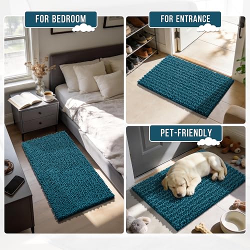 Large Bathroom Rugs Non Slip Washable 36x24 Inch (6.0333 Sq Ft)