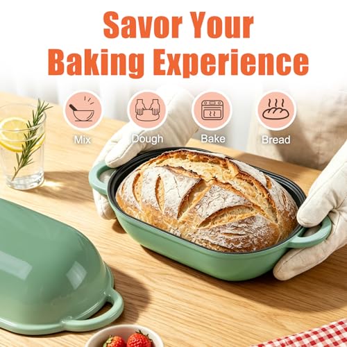 5 QT Enameled Cast Iron Sourdough Bread Oven