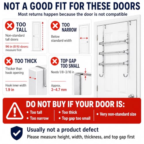 Over The Door Towel Rack