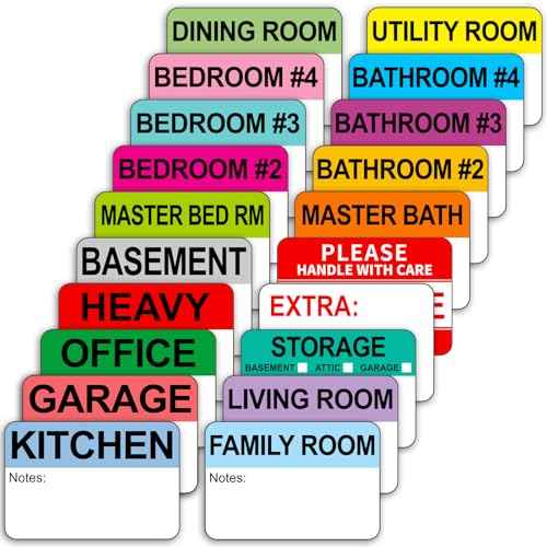 600 Writable Home Moving Stichers (600 Count)