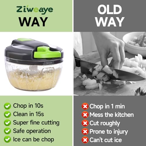 Manual Food Processor Vegetable Chopper