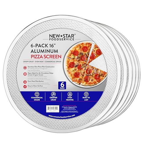 Restaurant Grade Seamless Aluminum Pizza Baking Screen