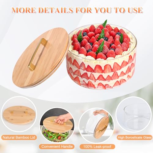 197 oz Large Glass Salad Bowl