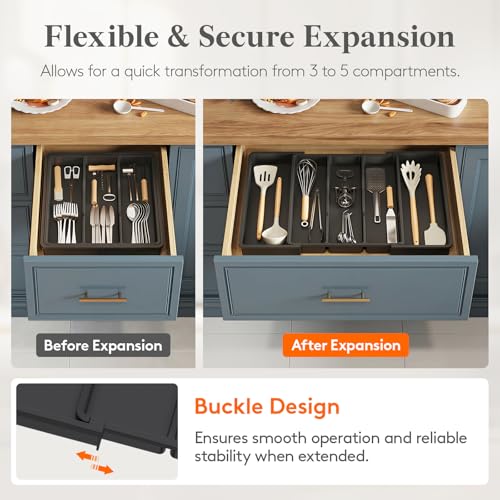 Utensil Organizer for Kitchen Drawers