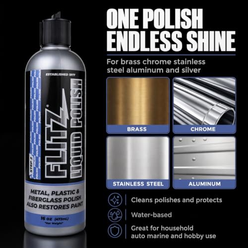 Multi Purpose Metal Polish Liquid (16 Fl Oz)