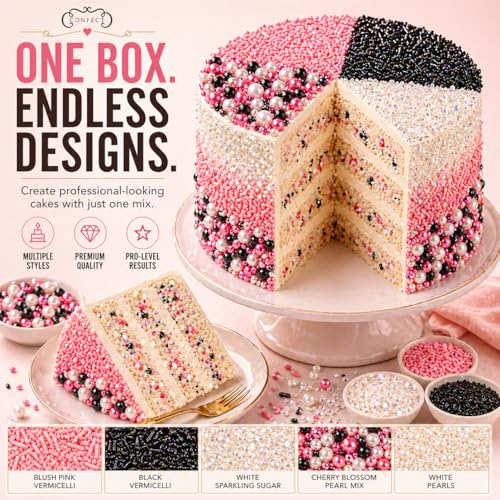 Sprinkles 5 Pack Assorted Cake Decorating Mix (5 Ounce)