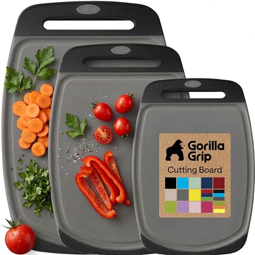 BPA Free Reversible Kitchen Cutting Board (3 Count)