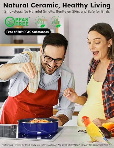 Pro Ceramic Pots and Pans Set & 2026 Upgraded Hybrid 3