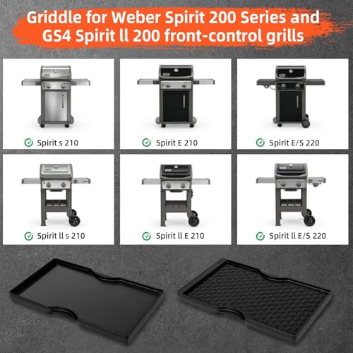 17.5 Inch Grill Griddle for Weber Spirit 200 Series