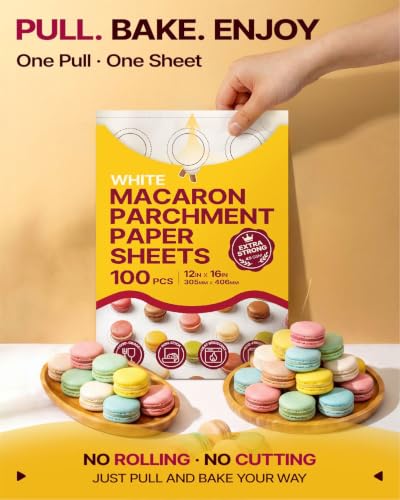 12x16 Inch Macaron Parchment Paper Sheets 100PCS