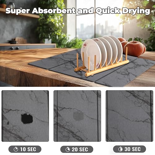 Quick Dry Collapsible Dish Drying Mat