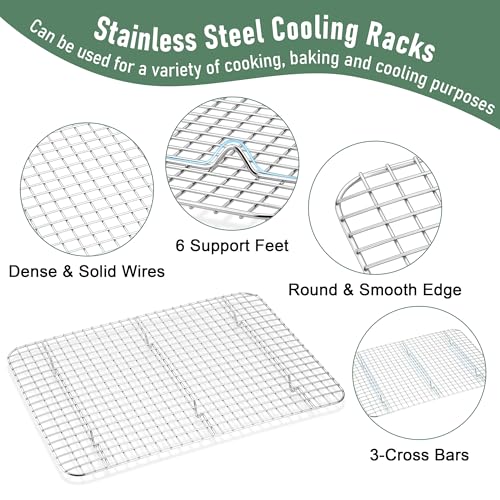 Half Baking Sheet with Wire Rack (2 Count)