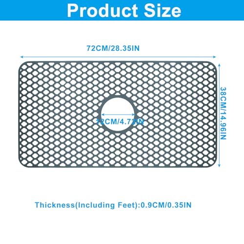 Heat Resistant Silicone Sink Mat Protector