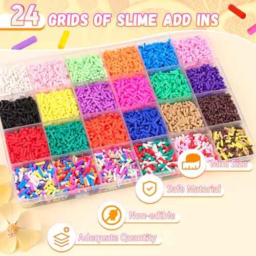 24 Grid Slime Mix Ins Slime Add Ins