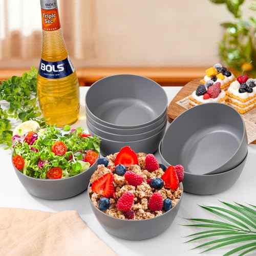EI 8pcs Wheat Straw Bowls