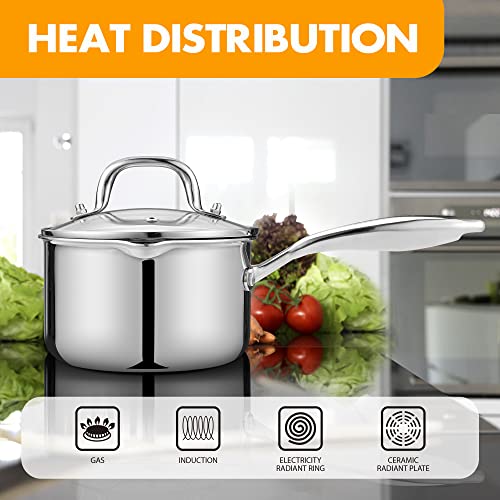 2.0 Quart Saucepan with Lid