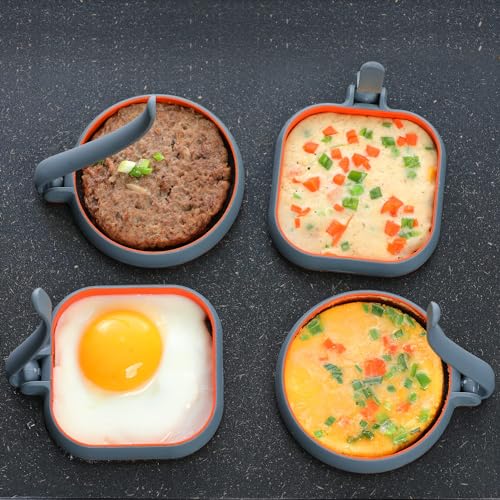 Silicone Egg Molds Pancake Molds for Kids
