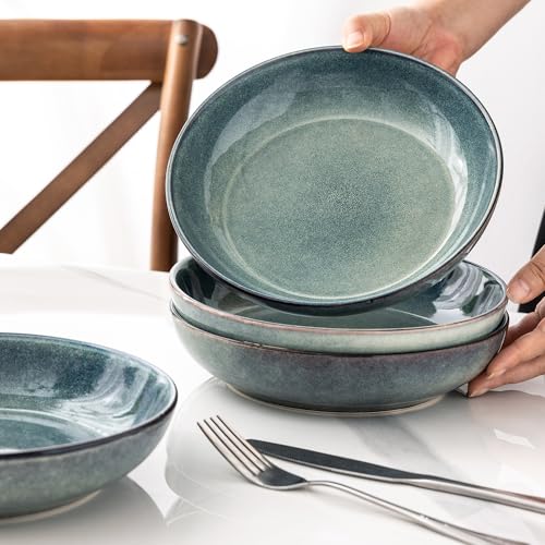 8.5’’ Ceramic Pasta Bowls Set of 4 (4 Count)