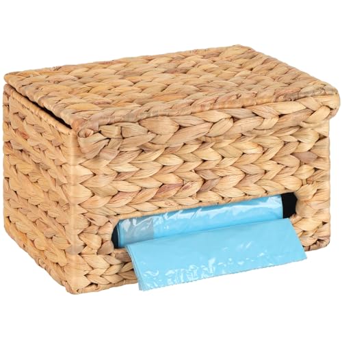 Trash Bag Holder with Scalloped Lid 13
