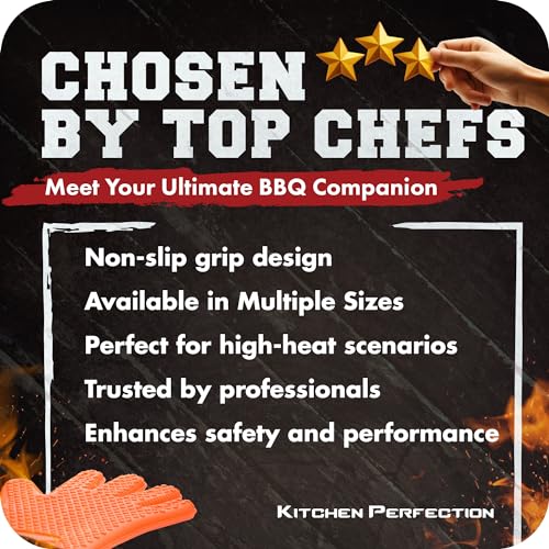 S Silicone Smoker BBQ Gloves (2 Count)