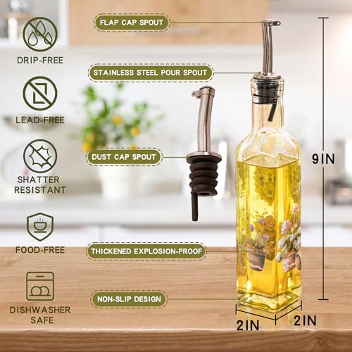 Olive Oil Dispenser 2 Pack 9oz