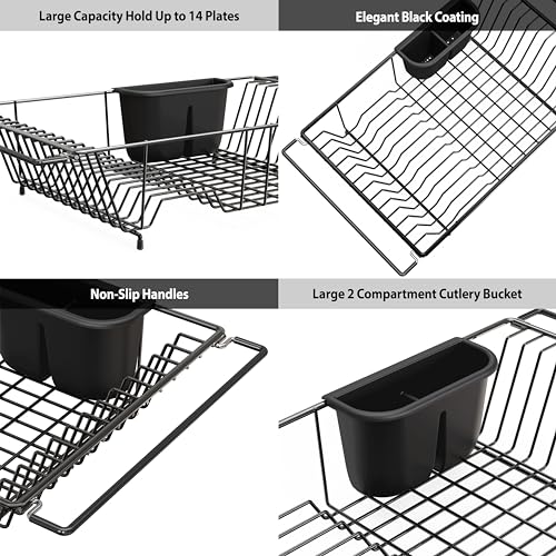 Large Stainless Over Sink Counter Dish Drainer Rack