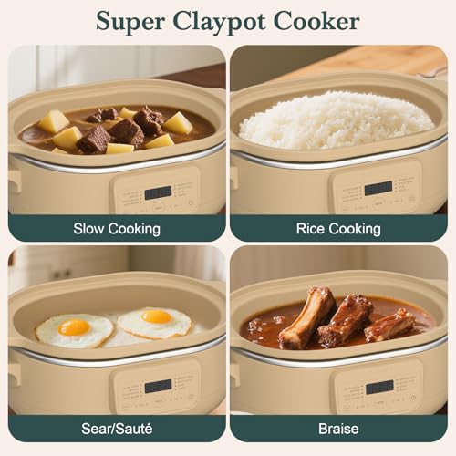 MAGNIFIQUE 4 Quart Programmable Casserole Slow Cooker