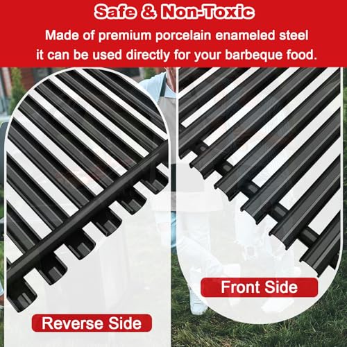 17.4" Grill Grates 7525 for Weber Spirit 300 (2 Count)