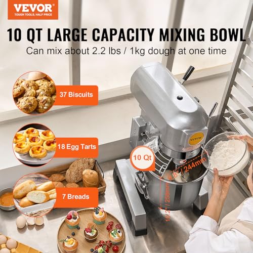 Commercial Food Mixer 10Qt