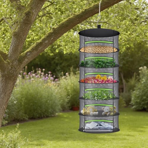 Herb Drying Rack with Mesh Design