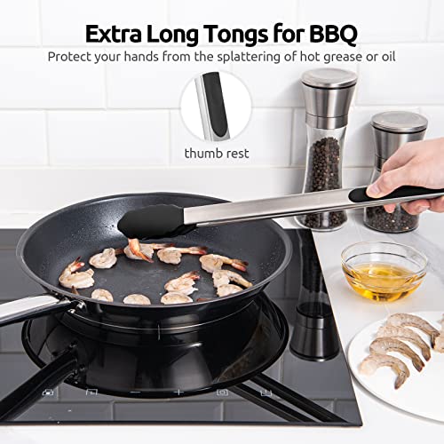 Heat Resistant Silicone Kitchen Tong