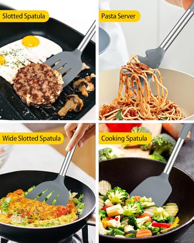 Silicone Kitchen Utensils Set (8 Count)