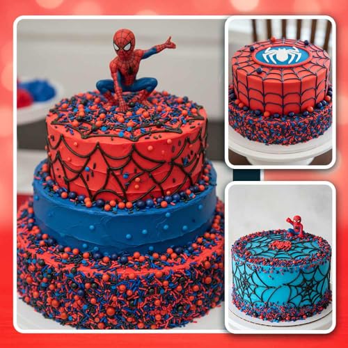 Spiderman Sprinkles for Cake (4 Ounce)