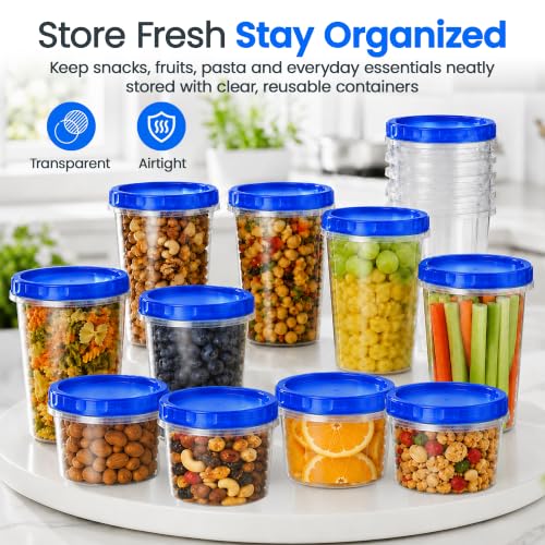 Freezer Storage Containers with Lids (24 Count)