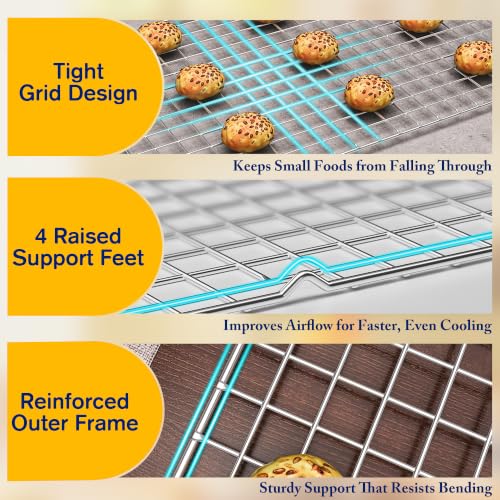 2 PCS Cooling Racks for Cooking and Baking