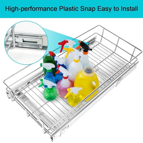 Pull Out Cabinet Organizer 20" W X 17" D
