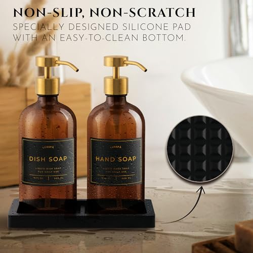 Glass Soap Dispenser Set of 2 (2 Count)