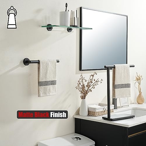 Hand Towel Holder Towel Ring Black