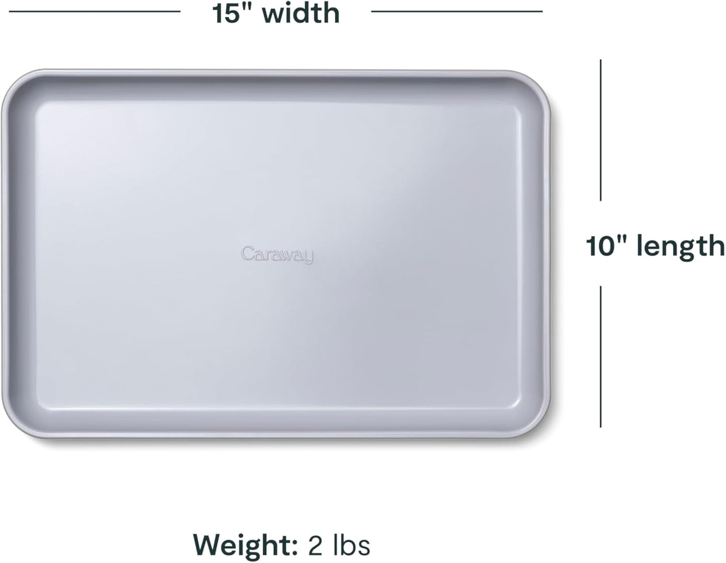 Caraway Non-Stick Ceramic Baking Sheet - Naturally Slick Ceramic Coating - Non-Toxic, PTFE & PFOA Free - Perfect for Baking, Roasting, and More - Medium (15" x 10") - Perracotta - Culinary Roots