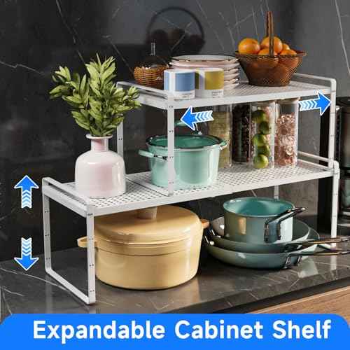 Expandable Cabinet Shelf Organizers