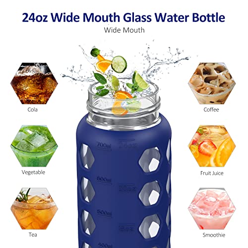 24oz Glass Water Bottle