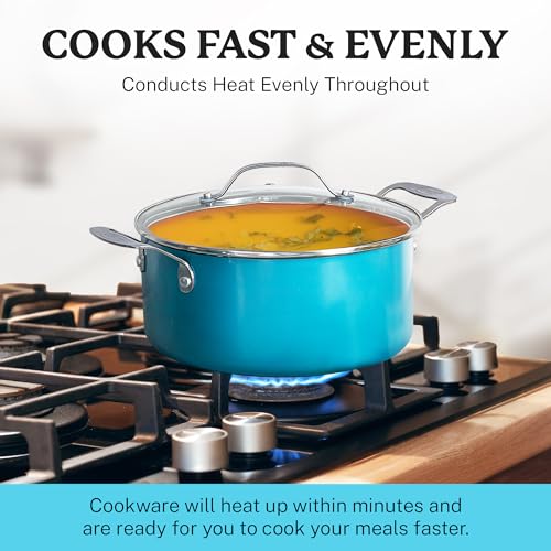 20 Piece Pots and Pans Set Nonstick Cookware Set
