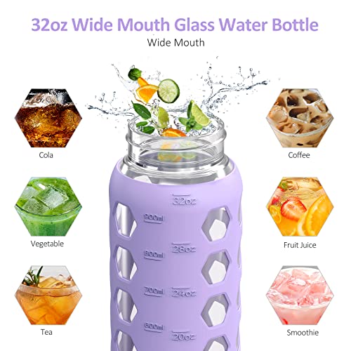 Glass Water Bottle