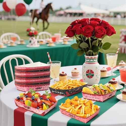 Pink Rose Food Trays
