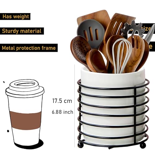 Utensil Holder for Kitchen Counter Large Cooking Utensil Holder