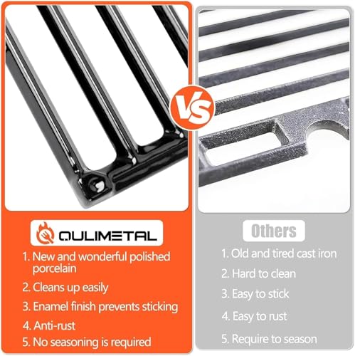 18.7 Inch Cast Iron Grill Grates for Weber Genesis II 400 Series