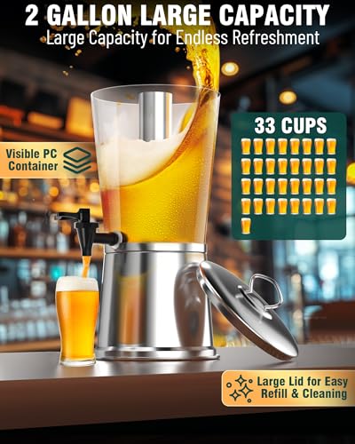 Beverage Dispenser With Stand