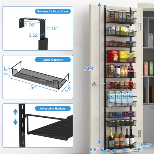 Over the Door Pantry Organizer