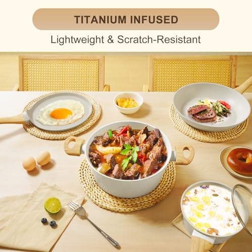25 Pcs Pots and Pans Set