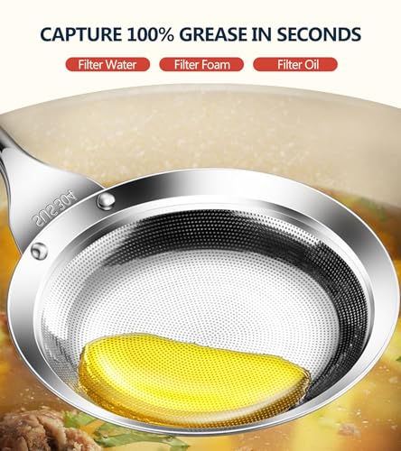 Multi functional Skimmers Spoon Strainer Set (2 Count)